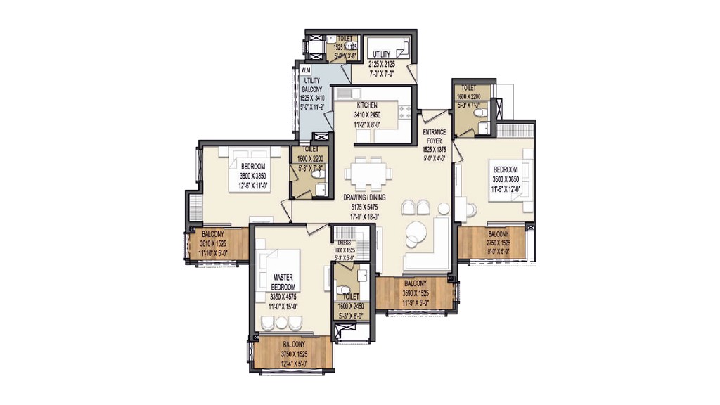 Omaxe Kaushambi Premium Hotel Suites layout plan drawing
